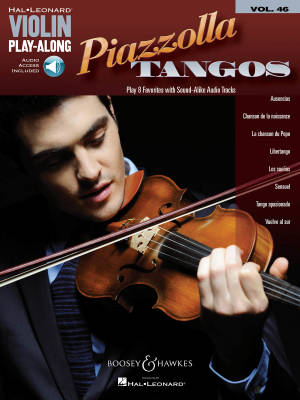 Piazzolla Tangos: Violin Play-Along Volume 46 - Book/Audio On-line