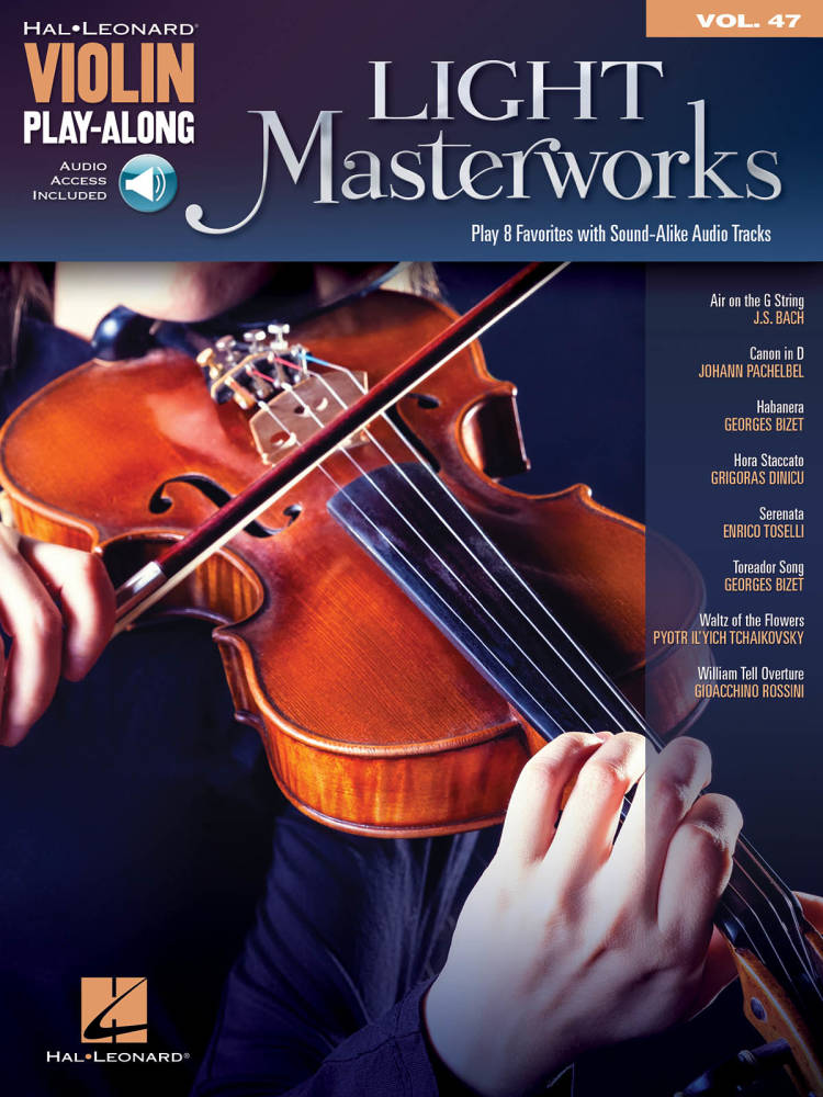 Light Masterworks: Violin Play-Along Volume 47 - Book/Audio On-line