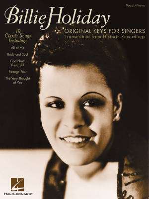 Hal Leonard - Billie Holiday: Original Keys For Singers - Vocal/Piano - Book