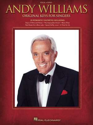 Andy Williams: Original Keys For Singers - Vocal/Piano - Book