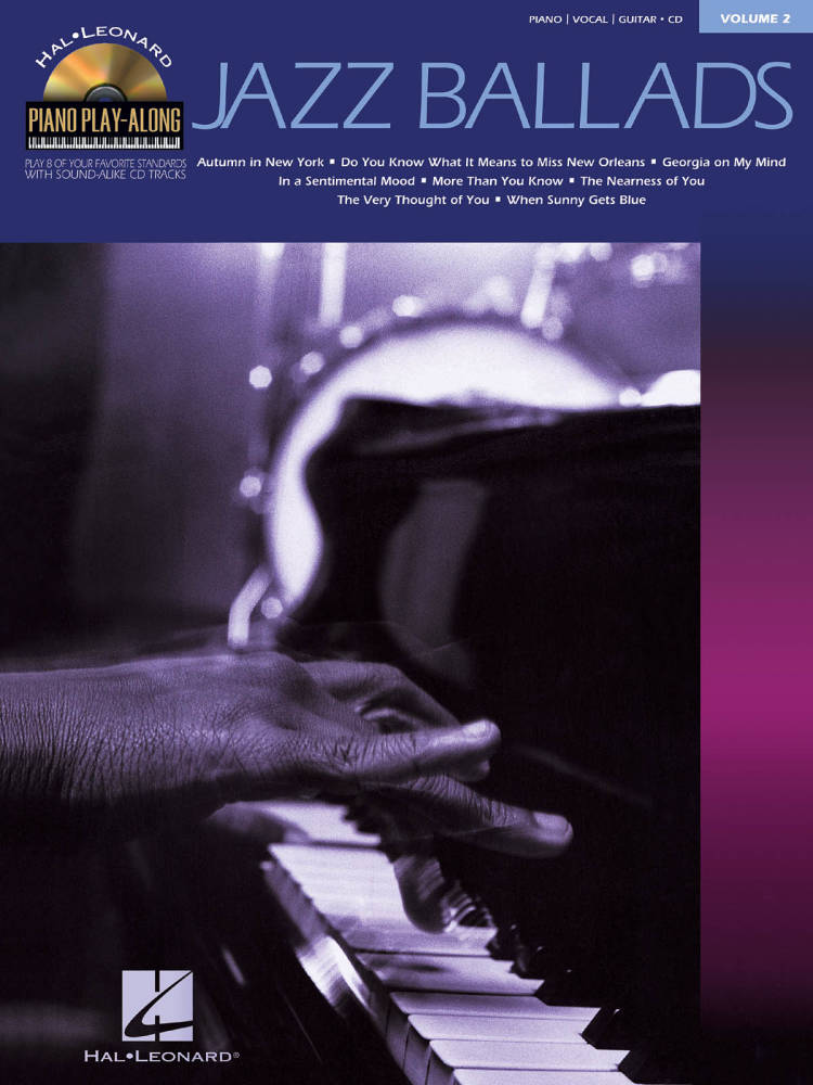 Jazz Ballads: Piano Play-Along Volume 2 - Piano/Vocal/Guitar - Book/CD