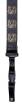 DiMarzio - Steve Vai ClipLock Leather Guitar Strap - Black w\/Gold Imprint