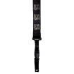 DiMarzio - Steve Vai ClipLock Leather Guitar Strap - Black w\/Silver Imprint