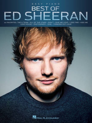 Hal Leonard - Best of Ed Sheeran - Easy Piano - Book