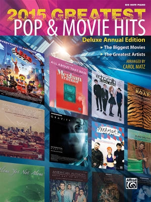 Alfred Publishing - 2015 Greatest Pop & Movie Hits - Matz - Big Note Piano - Book