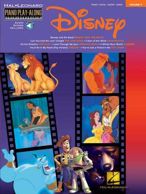 Disney Piano Play-Along Volume 5 - Piano/Vocal/Guitar - Book/Audio Online