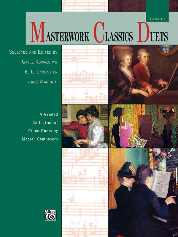 Masterwork Classics Duets, Level 10 - Early Advanced/Advanced Piano (1 Piano, 4 Hands) - Book