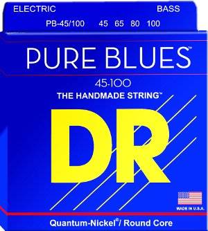 DR Strings - Pure Blues Electric Bass Strings - Med/Light 45-100