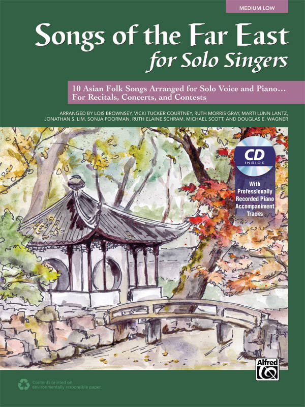 Songs of the Far East for Solo Singers - Medium Low Voice - Book/CD