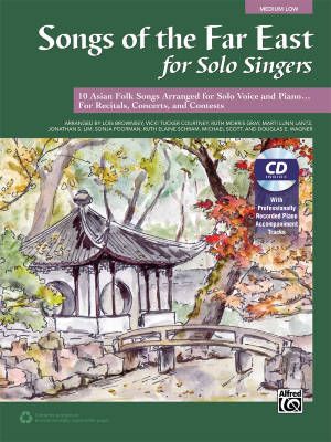 Alfred Publishing - Songs of the Far East for Solo Singers - Medium Low Voice - Book/CD