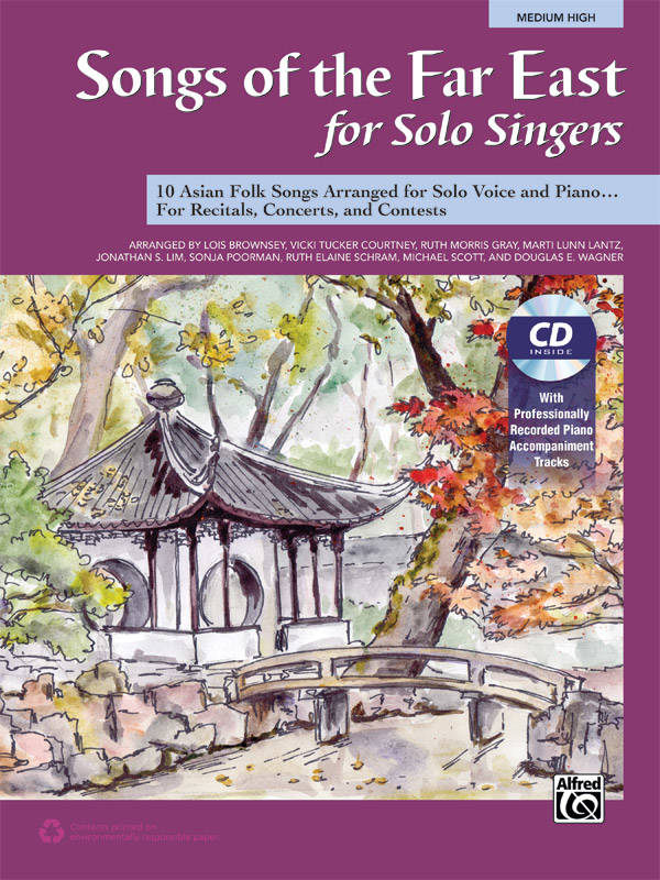 Songs of the Far East for Solo Singers - Medium High Voice - Book/CD