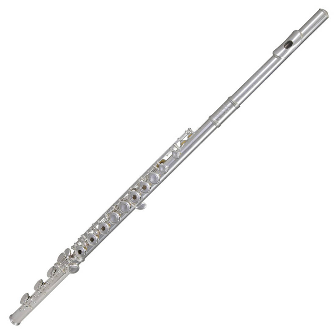 3SB Solid Silver Flute Outfit - Inline - B Foot Joint