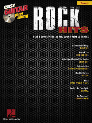 Rock Hits: Easy Guitar Play-Along Volume 3 - Book/CD