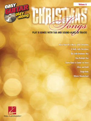 Hal Leonard - Christmas Songs: Easy Guitar Play-Along Volume 6 - Book/CD