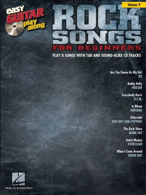 Hal Leonard - Rock Songs for Beginners: Easy Guitar Play-Along Volume 9 - Book/CD