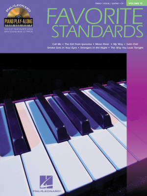 Hal Leonard - Favorite Standards: Piano Play-Along Volume 15 - Piano/Vocal/Guitar - Book/CD