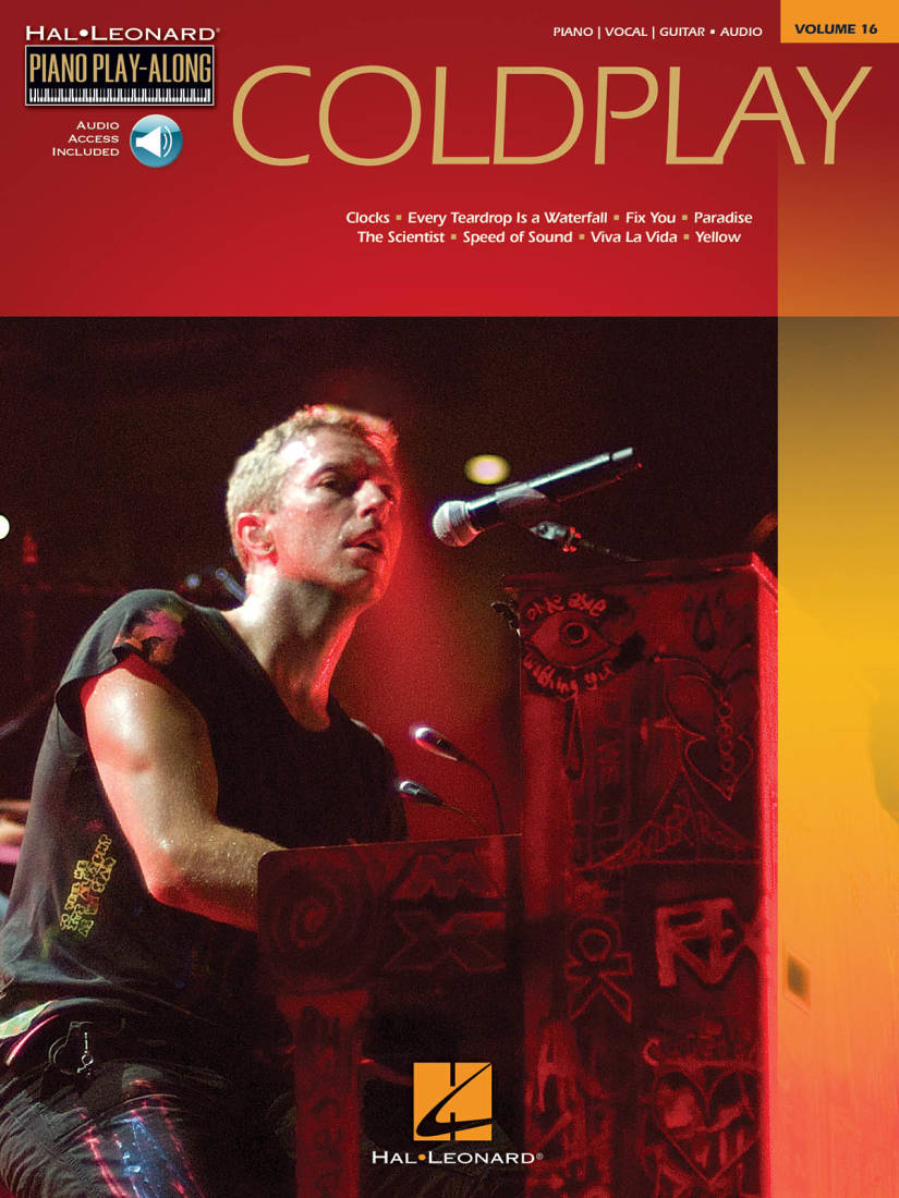 Coldplay: Piano Play-Along Volume 16 - Piano/Vocal/Guitar - Book/Audio Online