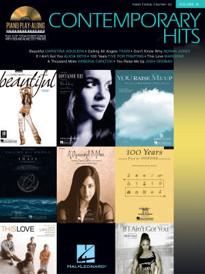 Contemporary Hits: Piano Play-Along Volume 19 - Piano/Vocal/Guitar - Book/CD