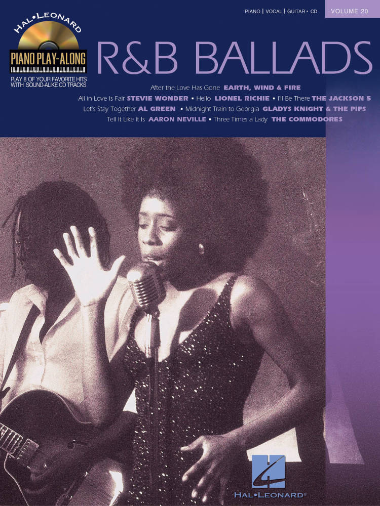 R&B Ballads: Piano Play-Along Volume 20 - Piano/Vocal/Guitar - Book/CD