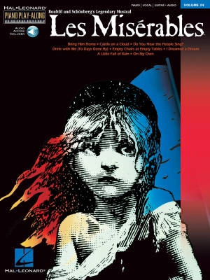 Hal Leonard - Les Miserables: Piano Play-Along Volume 24 - Piano/Vocal/Guitar - Book/Audio Online