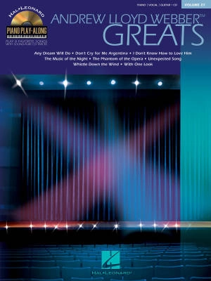 Hal Leonard - Andrew Lloyd Webber Greats: Piano Play-Along Volume 27 - Piano/Vocal/Guitar - Book/CD