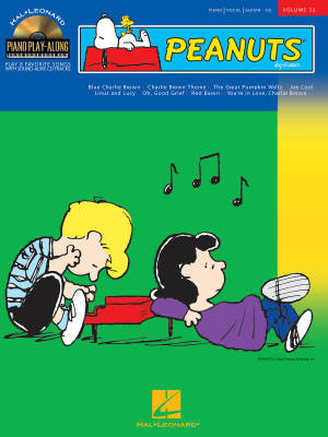 Hal Leonard - Peanuts: Piano Play-Along Volume 33 - Piano/Vocal/Guitar - Book/CD
