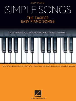 Hal Leonard - Simple Songs: The Easiest Easy Piano Songs - Easy Piano - Book