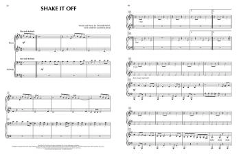 Taylor Swift for Piano Duet - Intermediate Piano (1 Piano, 4 Hands) - Book