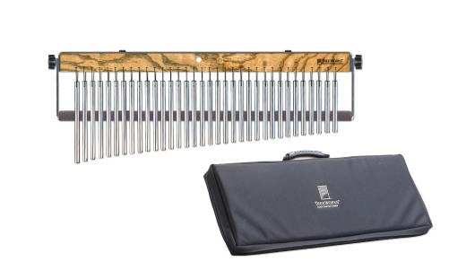 TreeWorks Chimes - Full-Size Single Row Concert Chime with Damper and Free Deluxe Bag