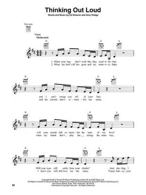Ed Sheeran for Ukulele - Book