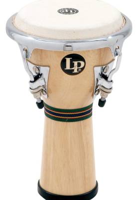 Latin Percussion - Mini Tunable Djembe - Natural Wood