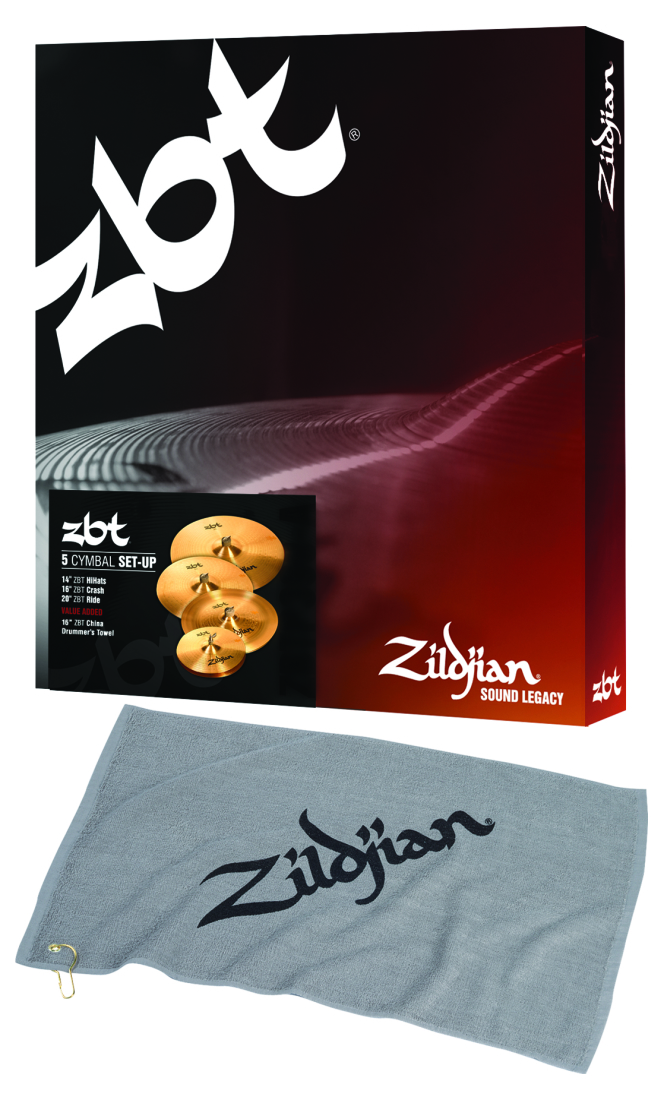 L&M ZBT Pack - 4 Piece Cymbal Set with Towel