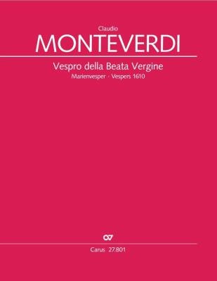 Carus Verlag - Vespro della Beata Vergine - Monteverdi - SATB - Full Score