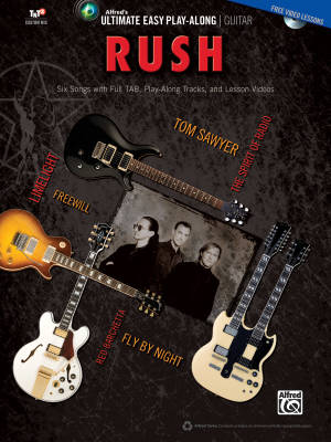 Ultimate Easy Play-along: Rush - Easy Guitar TAB - Book/DVD