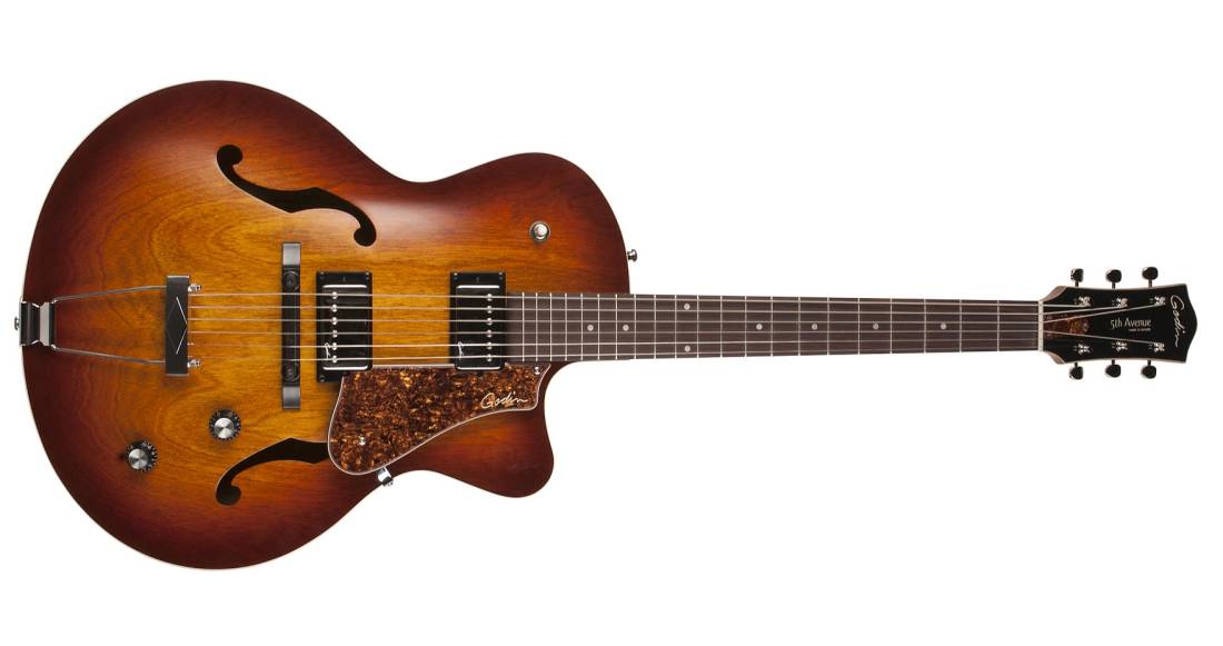 5th Ave CW Kingpin II with TRIC Case - Cognac Burst