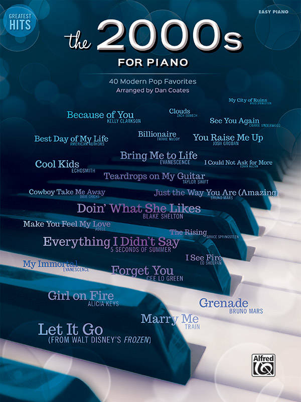 Greatest Hits: The 2000s for Piano - Easy Piano - Book