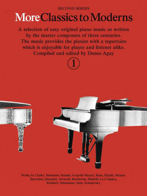 Yorktown Music Press - More Classics to Moderns - Second Series, Book 1 - Agay - Piano - Book