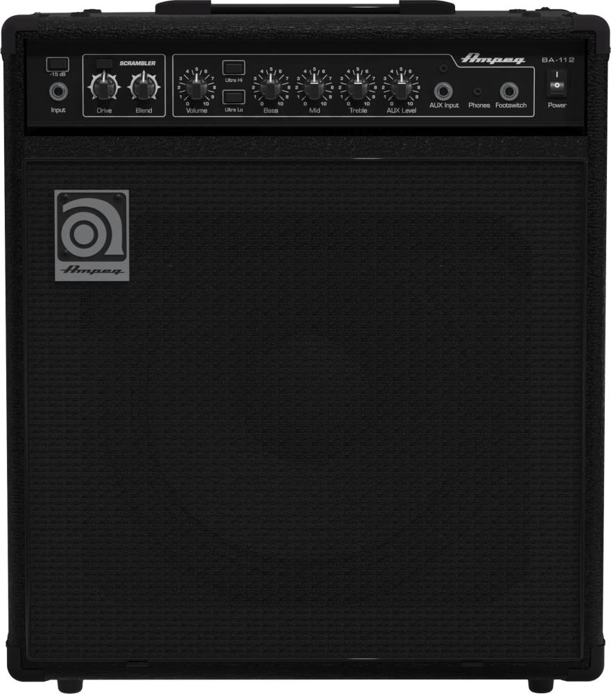 BA-112 75 Watt 1x12 Bass Combo Amp with Scrambler