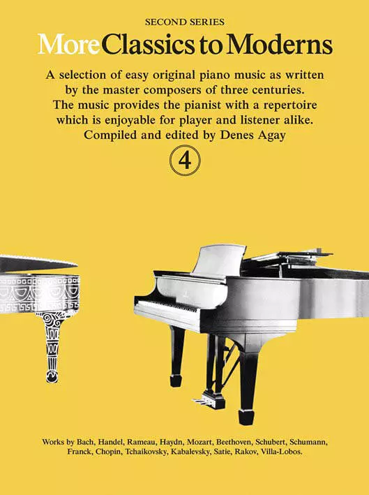 More Classics to Moderns - Second Series, Book 4 - Agay - Piano - Book