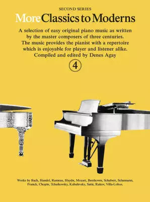 More Classics to Moderns - Second Series, Book 4 - Agay - Piano - Book