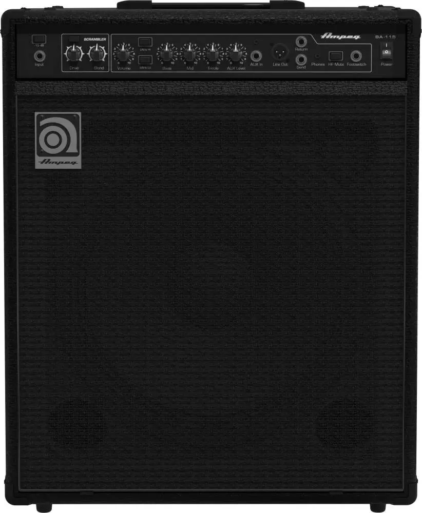 BA-115 150 Watt 1x15 Bass Combo Amp with Scrambler