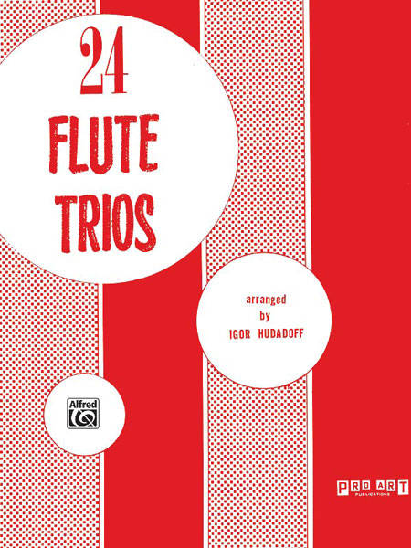 24 Flute Trios - Hudadoff - Book