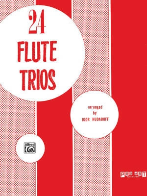 Belwin - 24 Flute Trios - Hudadoff - Book