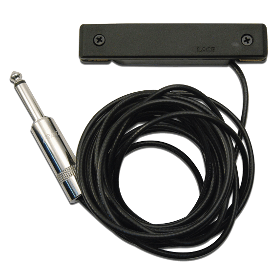 California Acoustic Soundhole Pickup w/ 12ft Cable and 1/4\'\' Plug - Black
