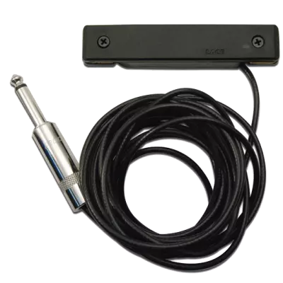California Acoustic Soundhole Pickup w/ 12ft Cable and 1/4\'\' Plug - Black