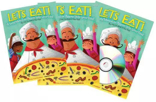 Hal Leonard - Lets Eat! A Tasty Musical for Anyone Who Loves Food! - Jacobson/Huff - Performance Kit/CD