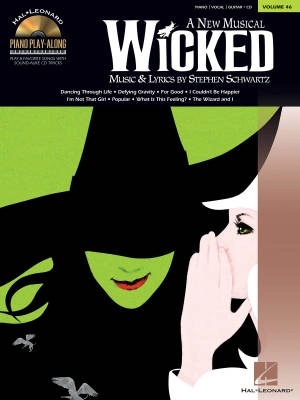 Hal Leonard - Wicked: Piano Play-Along Volume 46 - Schwartz - Piano/Vocal/Guitar - Book/CD