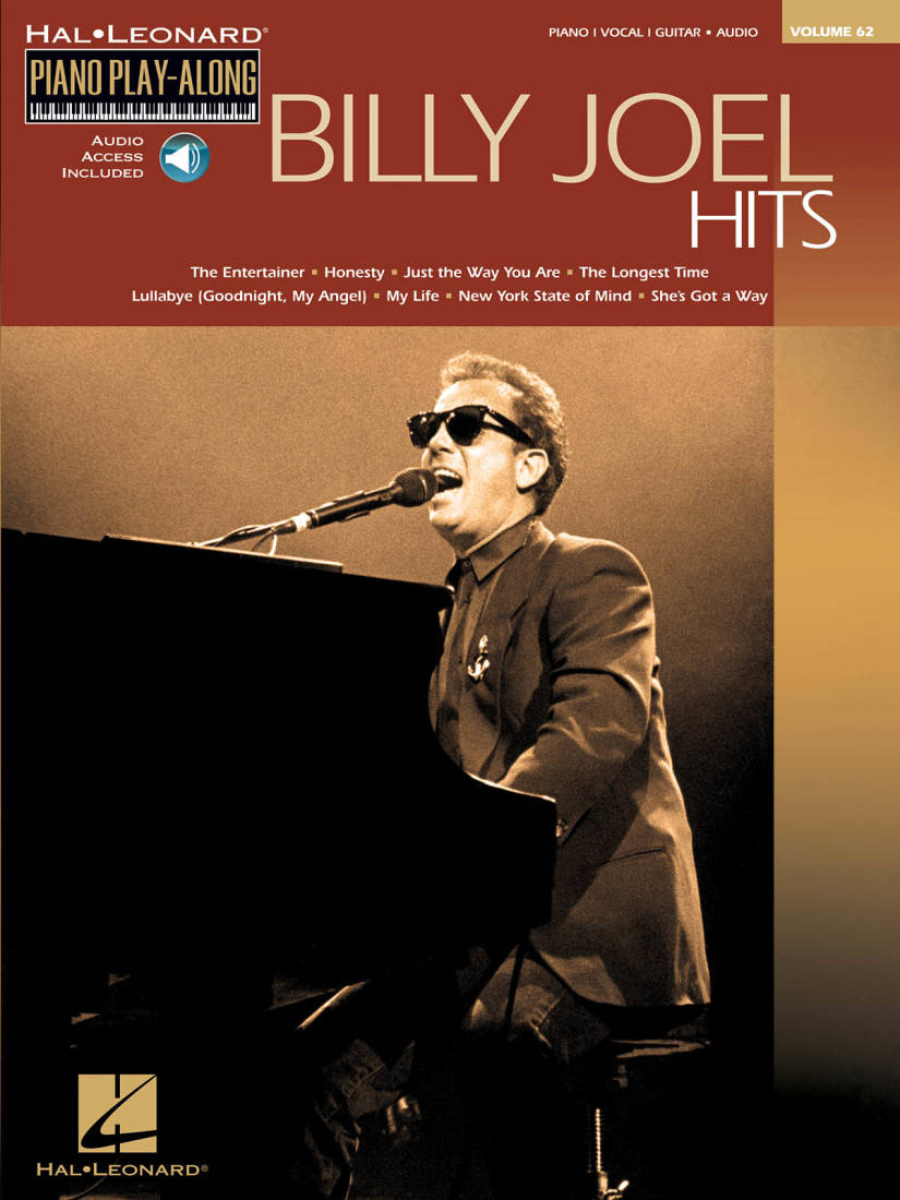 Billy Joel Hits: Piano Play-Along Volume 62 - Piano/Vocal/Guitar - Book/Audio Online