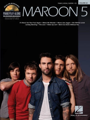 Hal Leonard - Maroon 5: Piano Play-Along Vol. 63 - Piano/Vocal/Guitar - Book/CD