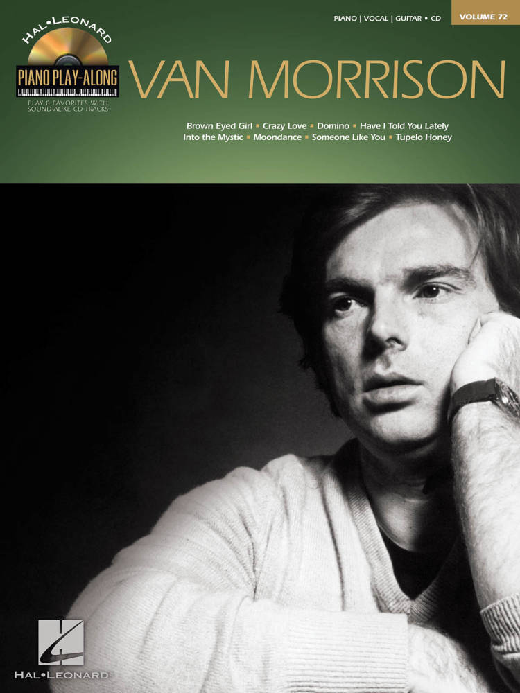 Van Morrison: Piano Play-Along Volume 72 - Piano/Vocal/Guitar - Book/CD